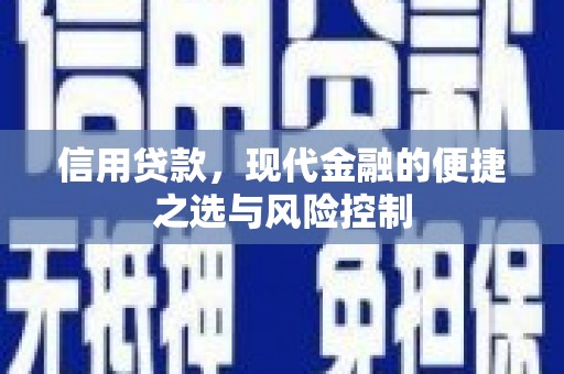 五营信用贷款，现代金融的便捷之选与风险控制