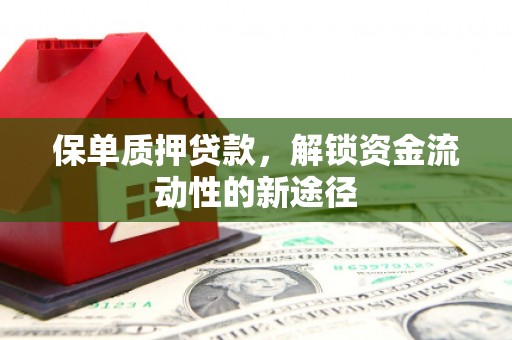 五营保单质押贷款，解锁资金流动性的新途径