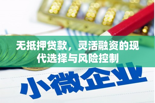 五营无抵押贷款，灵活融资的现代选择与风险控制