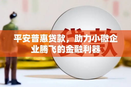 五营平安普惠贷款，助力小微企业腾飞的金融利器