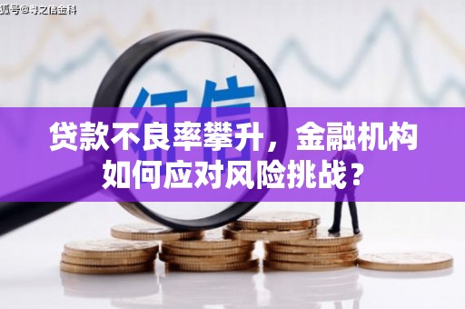 五营贷款不良率攀升，金融机构如何应对风险挑战？