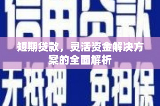 五营短期贷款，灵活资金解决方案的全面解析