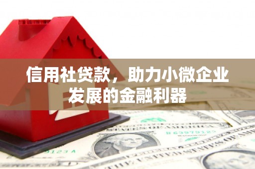 五营信用社贷款，助力小微企业发展的金融利器