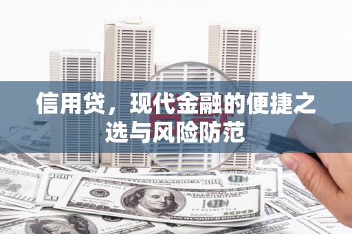 五营信用贷，现代金融的便捷之选与风险防范