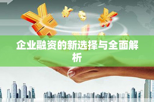 五营企业融资的新选择与全面解析